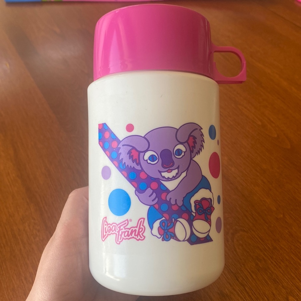 Lisa Frank vintage koala thermos from the 90’s